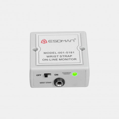 ESDMAN P/N: 001-5181 Single Operator Wrist Strap Online Monitor