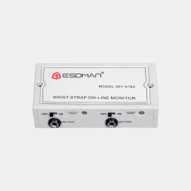 ESDMAN P/N: 001-5182 Dual Operator Wrist Strap Online Monitor