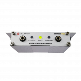 ESDMAN P/N: 001-9203 Dual Operator Remote Wrist Strap Monitor