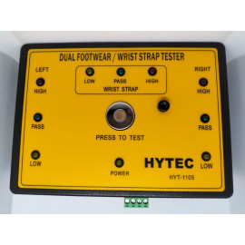 HYTEC #HYT-1105 Dual Individual Footwear & Wrist Strap Tester