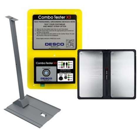 DESCO #19271 - COMBO TESTER X3, WITH STAND