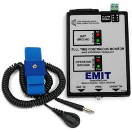 DESCO #50544 - MONITOR, FULL TIME, 220VAC W/ELASTIC WRIST STRAP