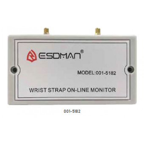 ESDMAN P/N: 001-5182 Dual Operator Wrist Strap Online Monitor