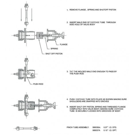 710PT - LF - Pinch Tube Valve