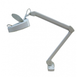 Laxo #METAL-RD101AX 3X 230 V Black ESD Magnifying Lamp C/W Single Arm