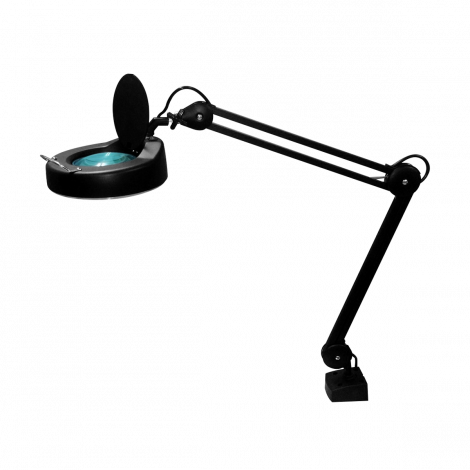 Laxo #8064 LED-U-ESD 5X 230 V Black ESD  Magnifying  Lamp C/W Single Arm 